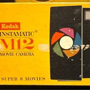 Kodak Instamatic M12 with Yellow Box